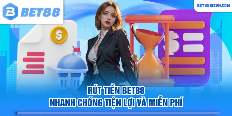 Rút tiền BET88 nhanh chóng tiện lợi và miễn phí